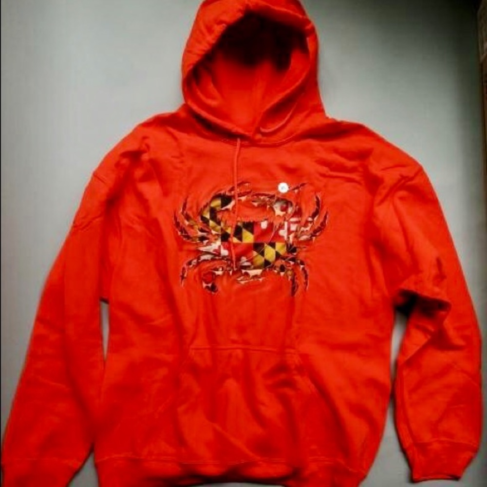 Orange Maryland Crab Sweatshirt